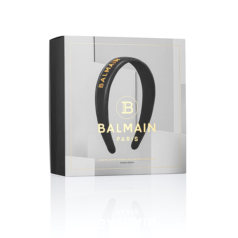 Balmain Paris Hari Couture Leather Headband